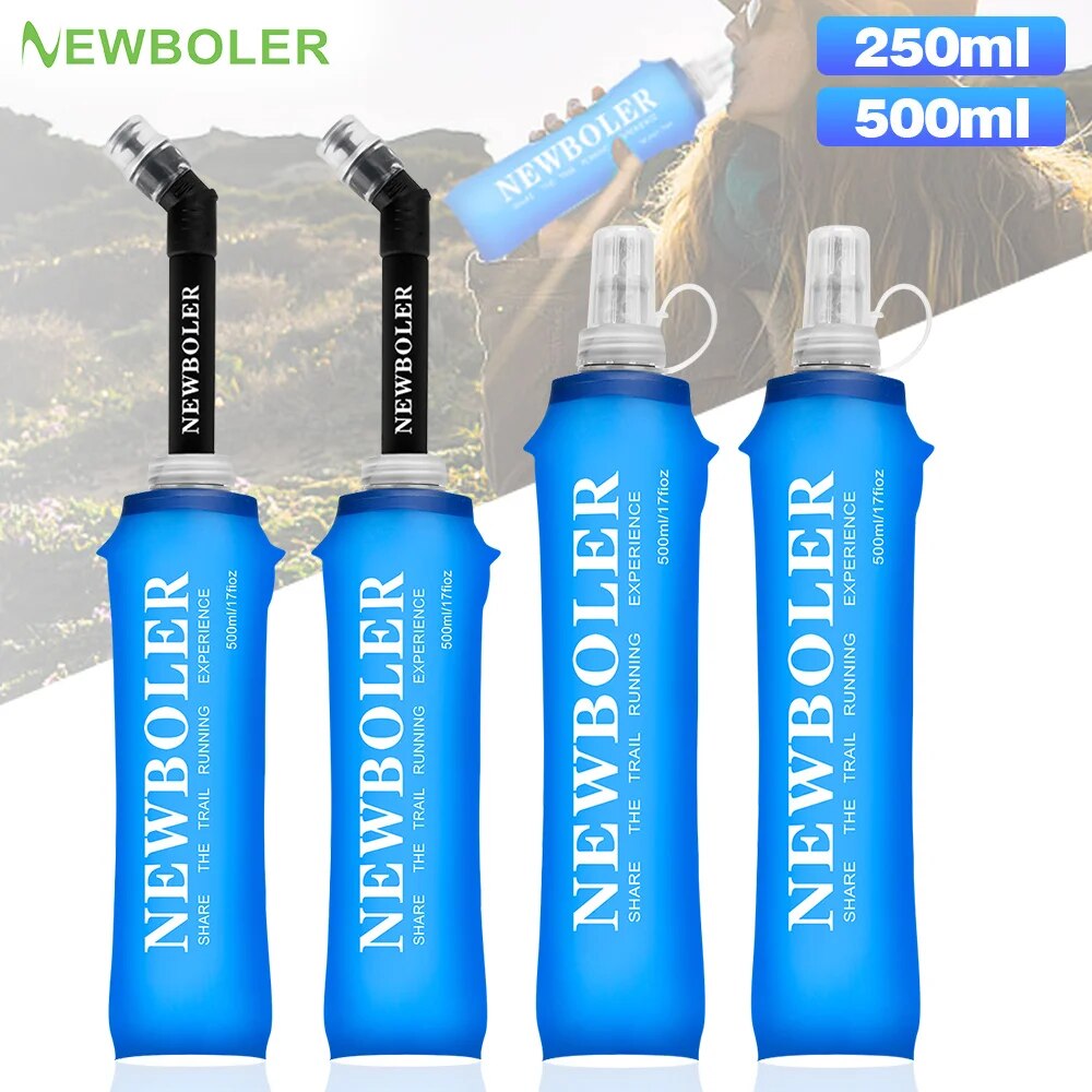 Water Bag Collapsible - NEWBOLER 250 ミリリットル 500 ミリリットル水ボトル TPU